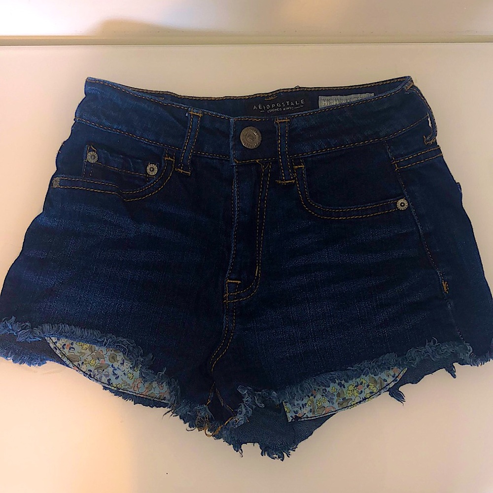 denim shorts